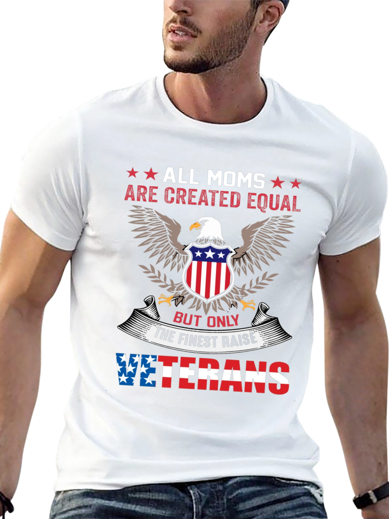 All Moms Created Equal Veterans T-Shirt