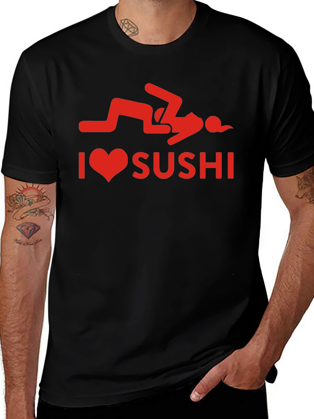 I Love Sushi Graphic Tee