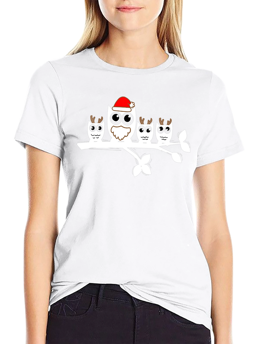 Festive Owl Family T-Shirt