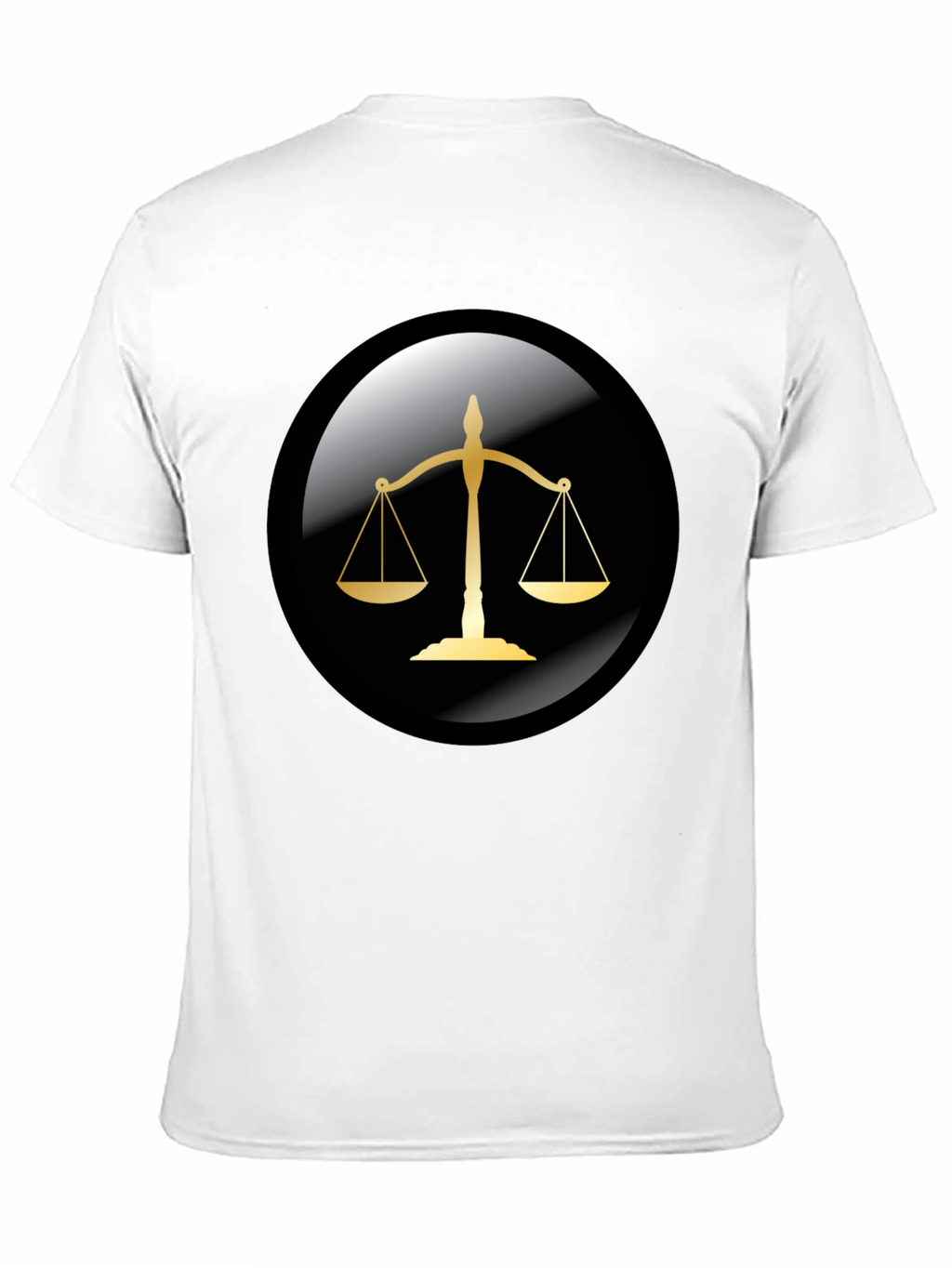 Scales of Justice Graphic Tee - Black