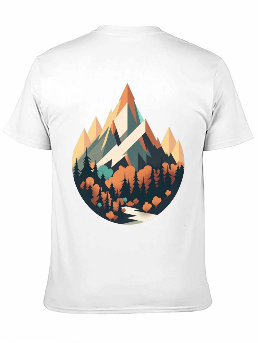 Mountainscape Graphic Tee - Nature Adventure Shirt