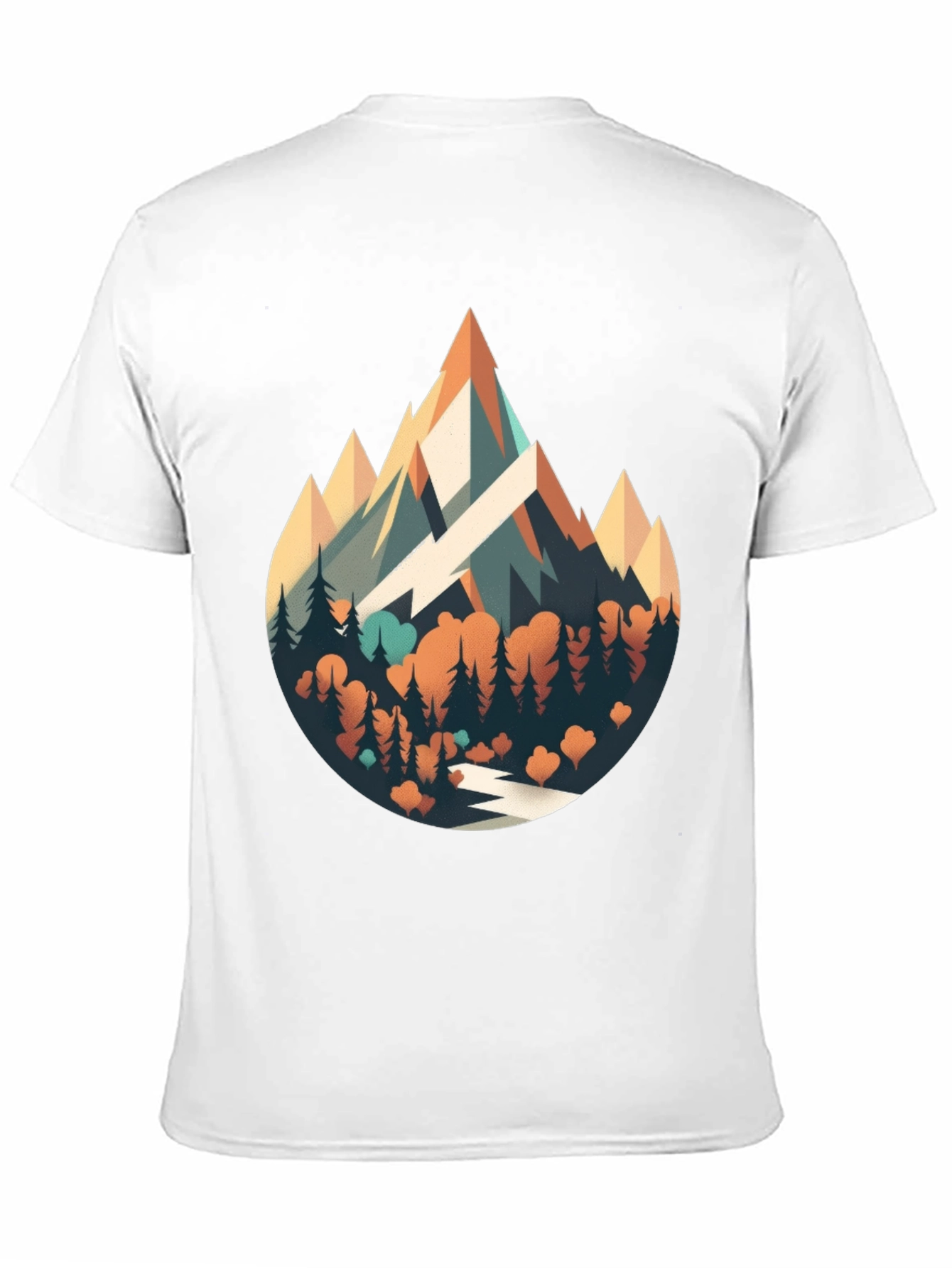 Mountainscape Graphic Tee - Nature Adventure Shirt