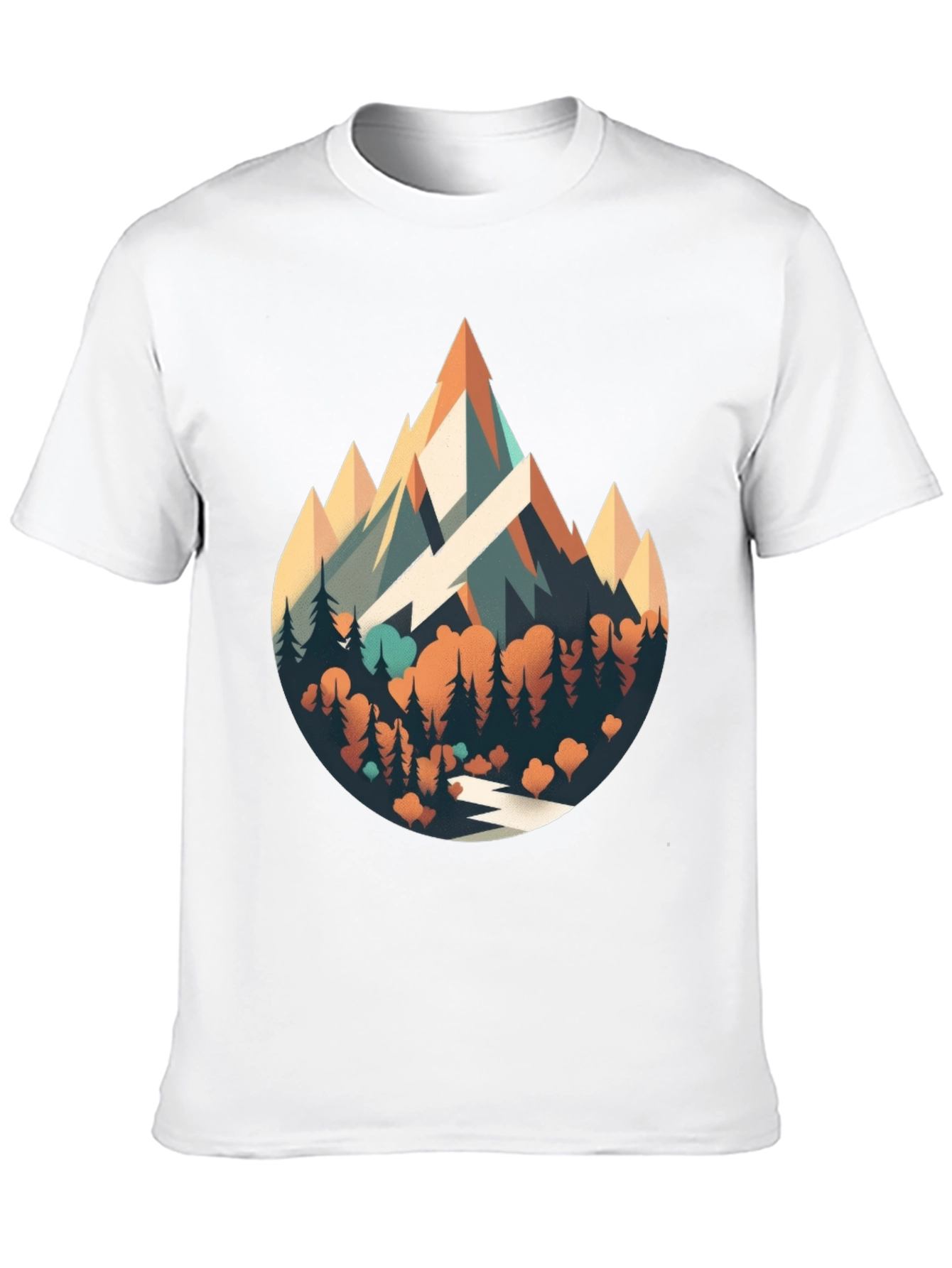 Mountainscape Graphic Tee - Nature Adventure Shirt