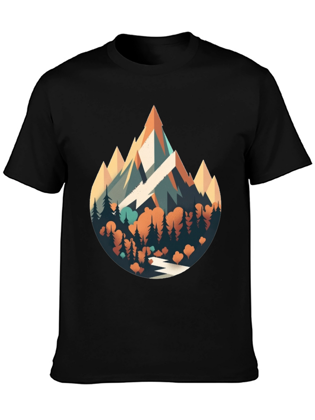 Mountainscape Graphic Tee - Nature Adventure Shirt