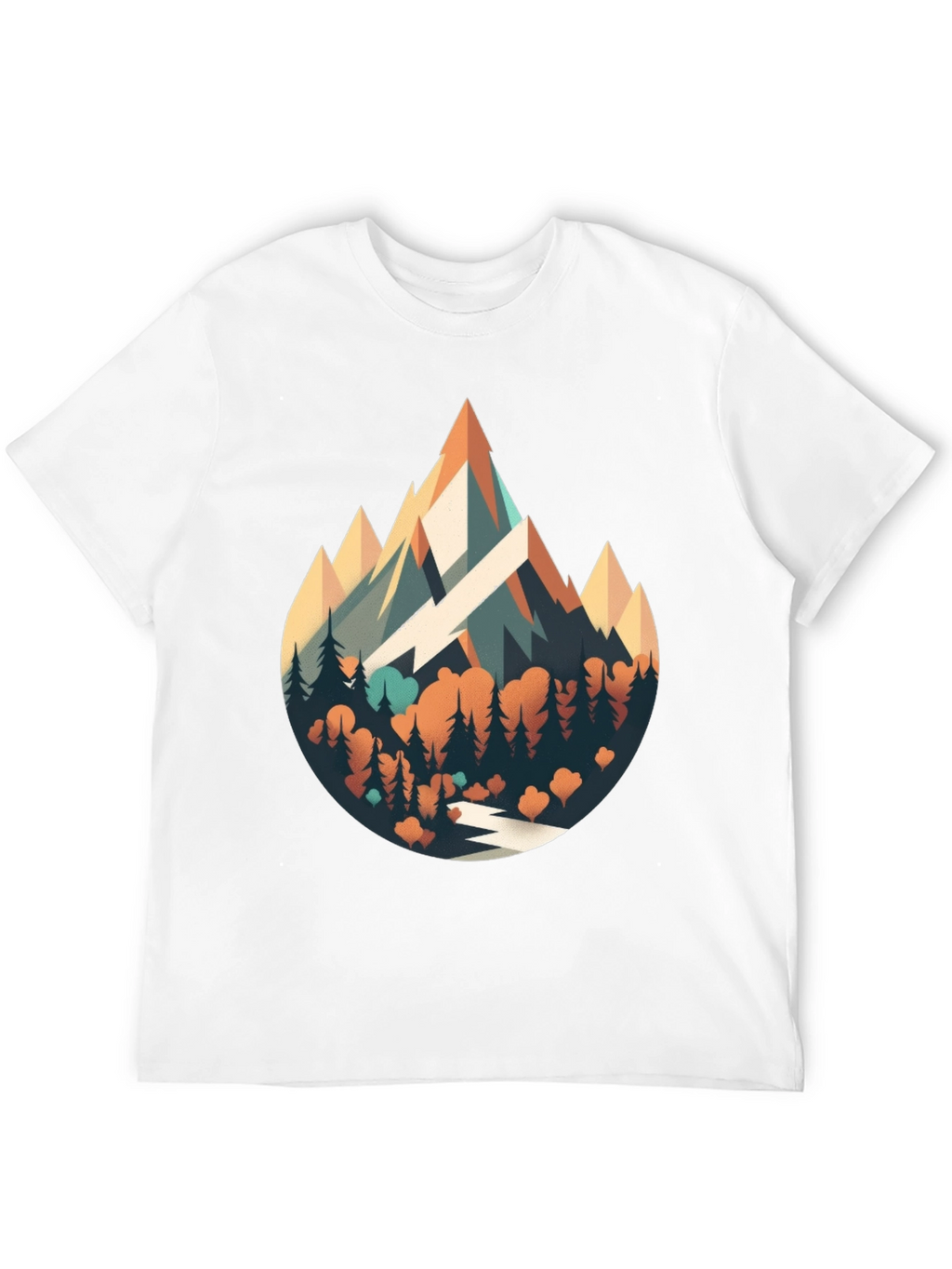 Mountainscape Graphic Tee - Nature Adventure Shirt