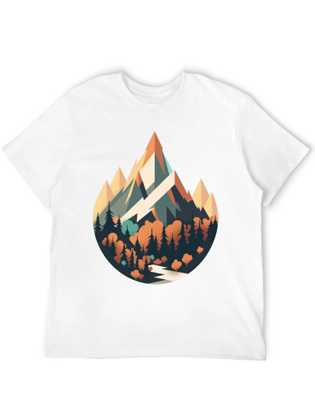 Mountainscape Graphic Tee - Nature Adventure Shirt