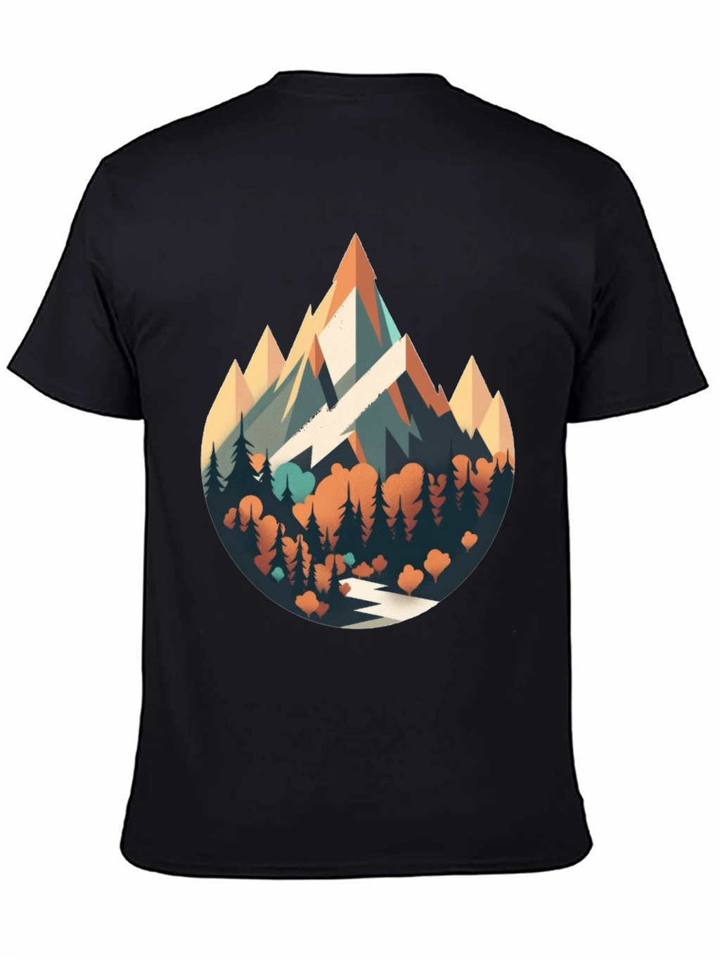 Mountainscape Graphic Tee - Nature Adventure Shirt