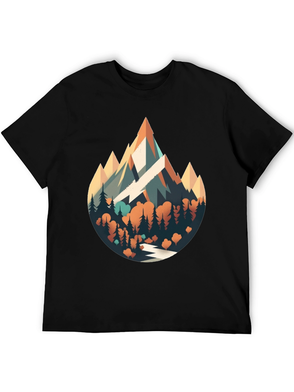 Mountainscape Graphic Tee - Nature Adventure Shirt