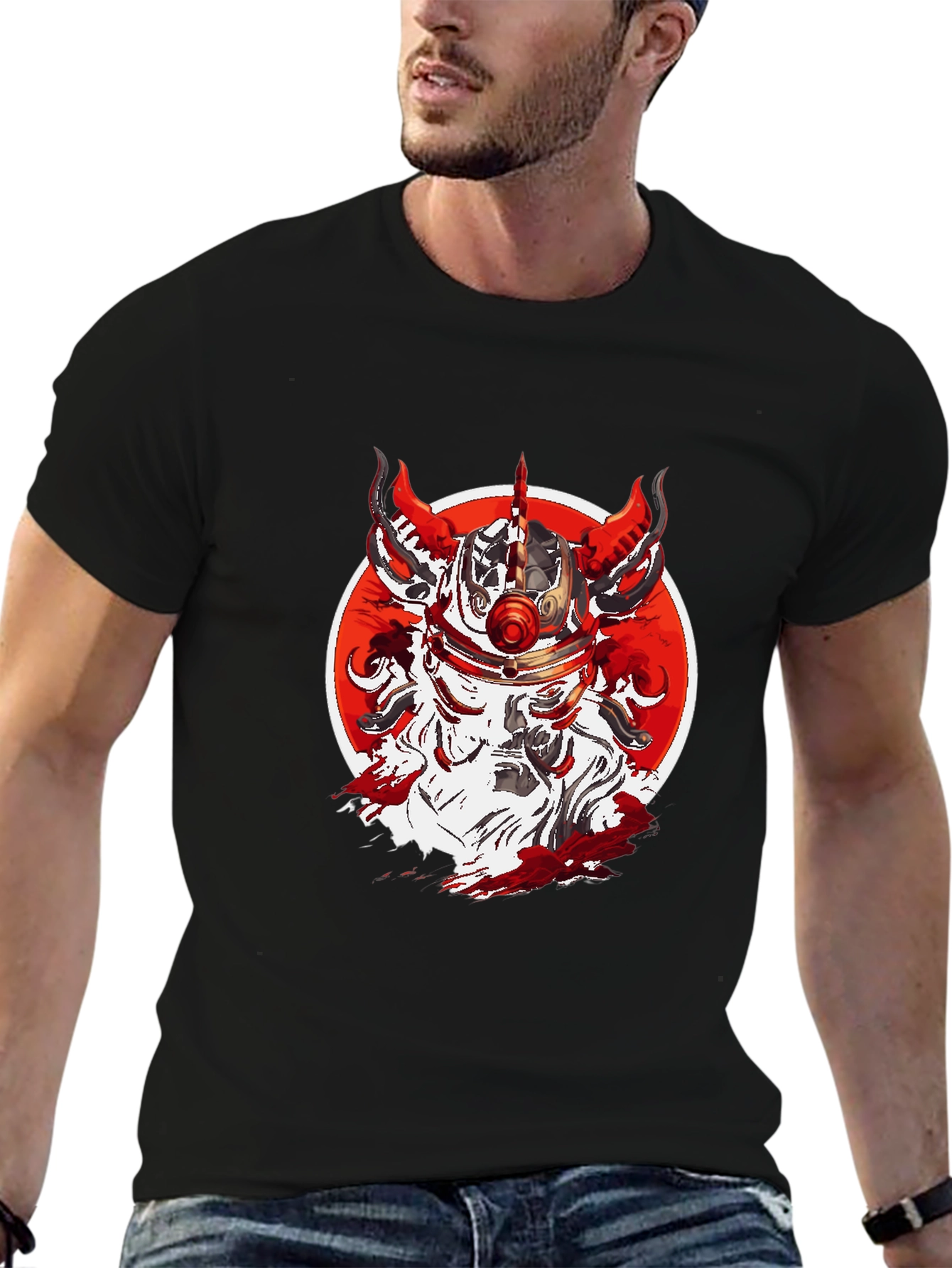 Red Horned Warrior T-Shirt
