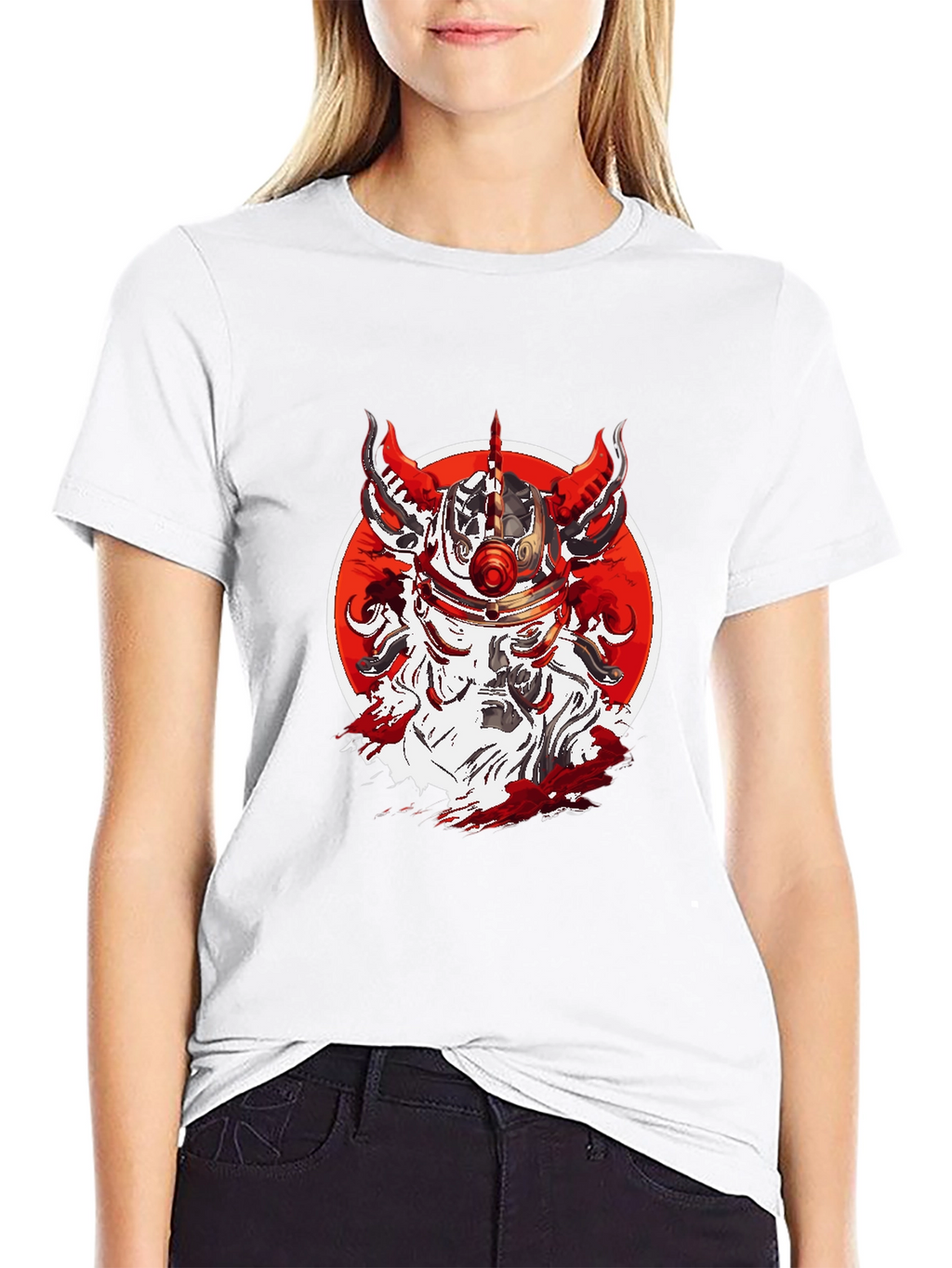 Red Horned Warrior T-Shirt