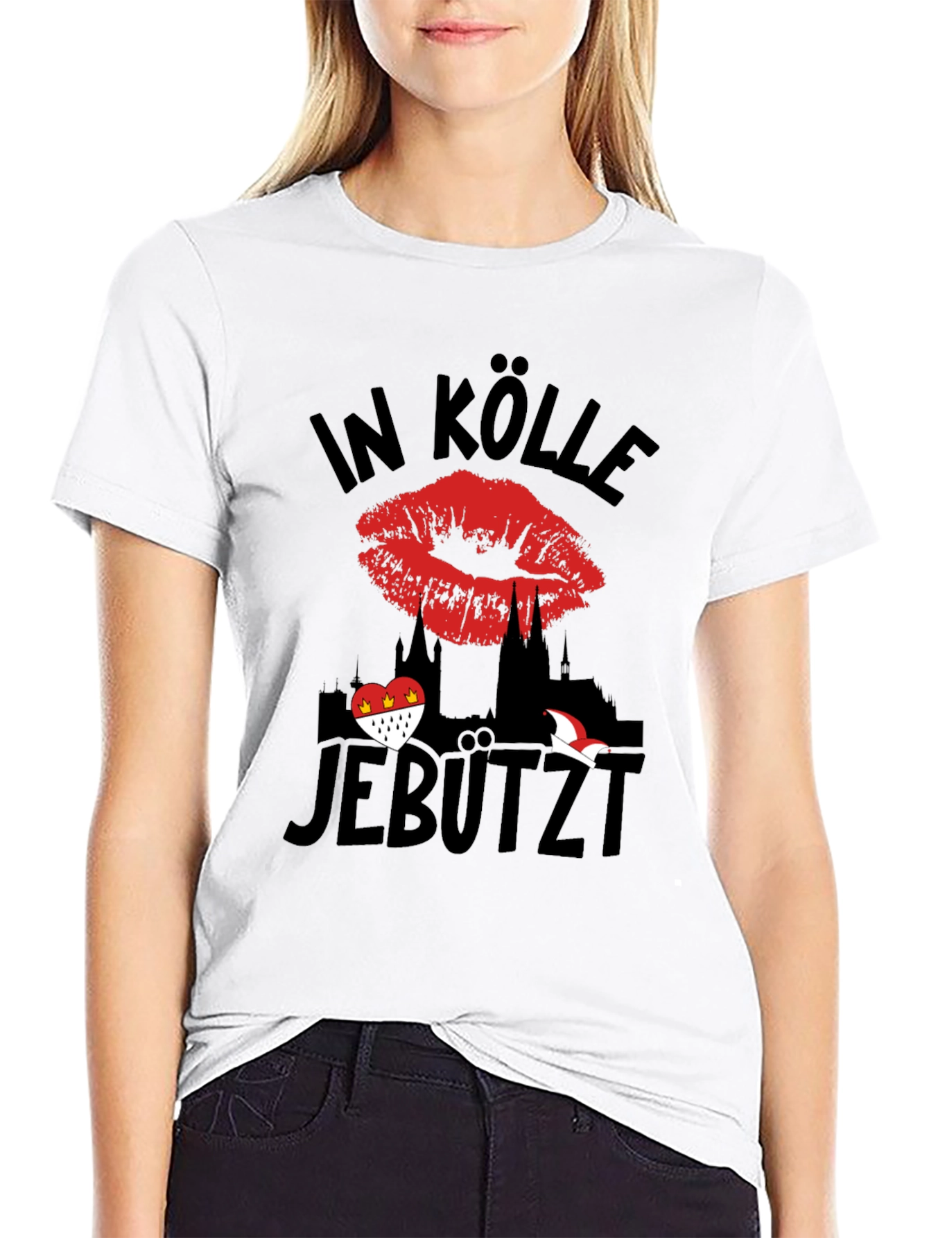 In Kölle Jebützt Mens T-Shirt Cologne Germany