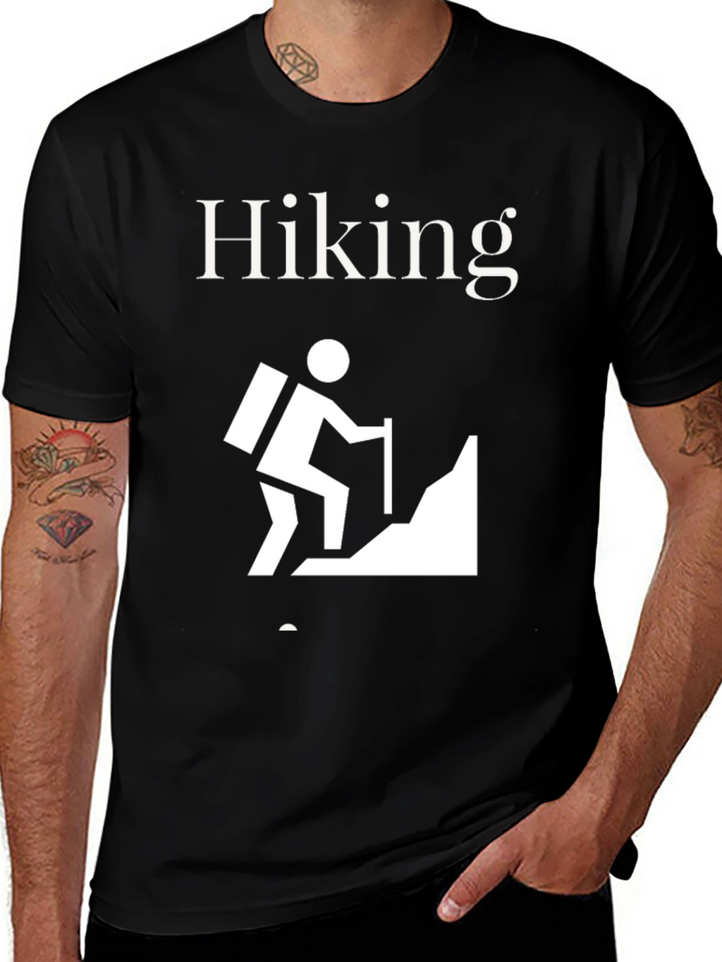 Hiking Graphic Tee - Mountain Adventure