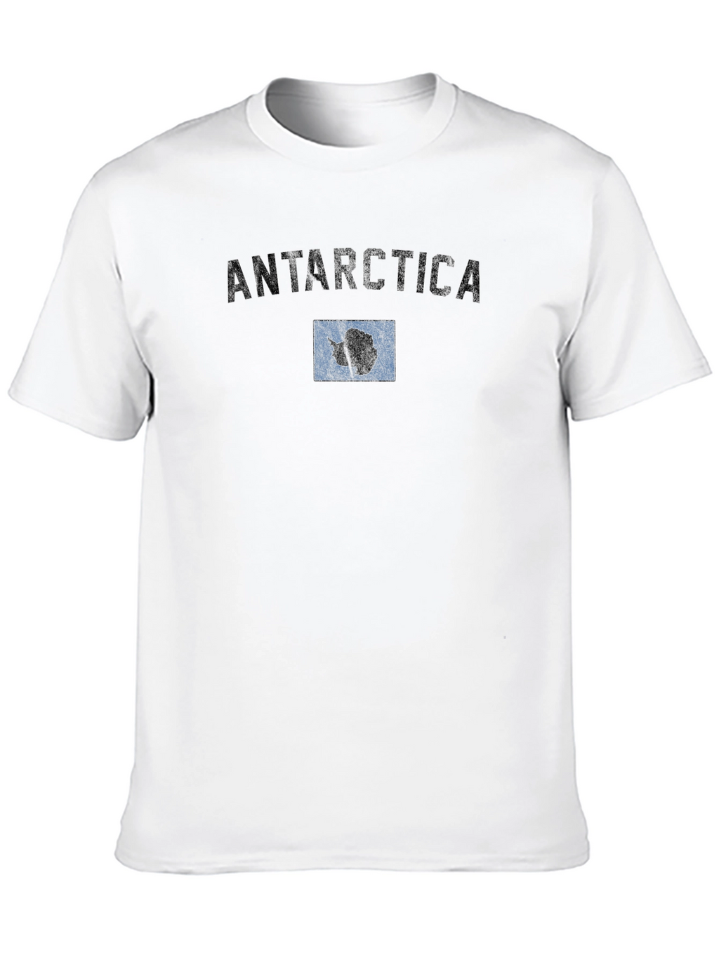 Antarctica Flag T-Shirt - Classic Black Tee