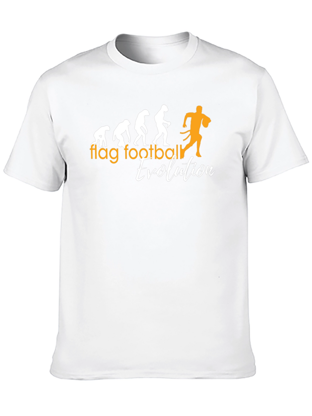 Flag Football Evolution Graphic T-Shirt