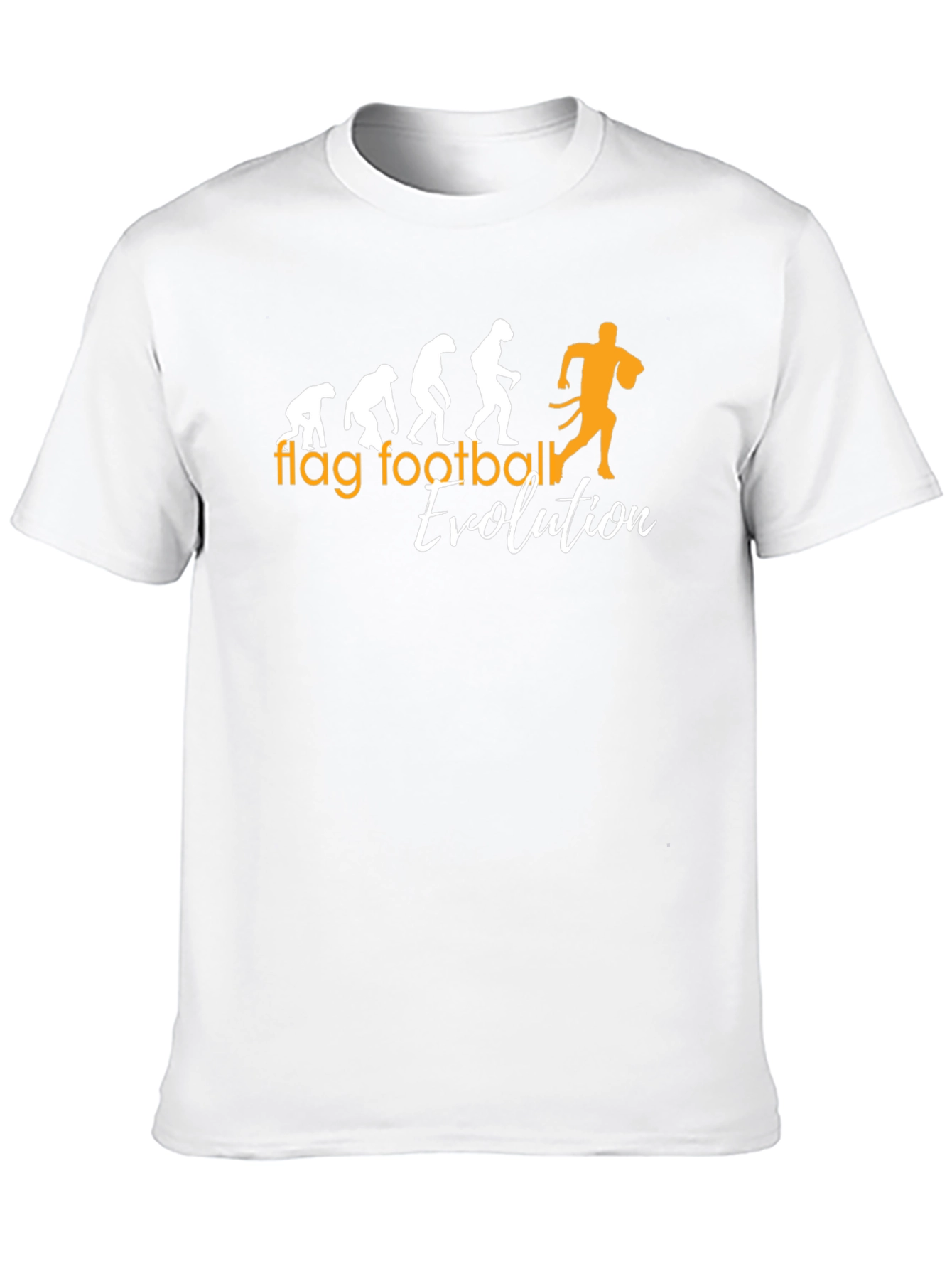 Flag Football Evolution Graphic T-Shirt