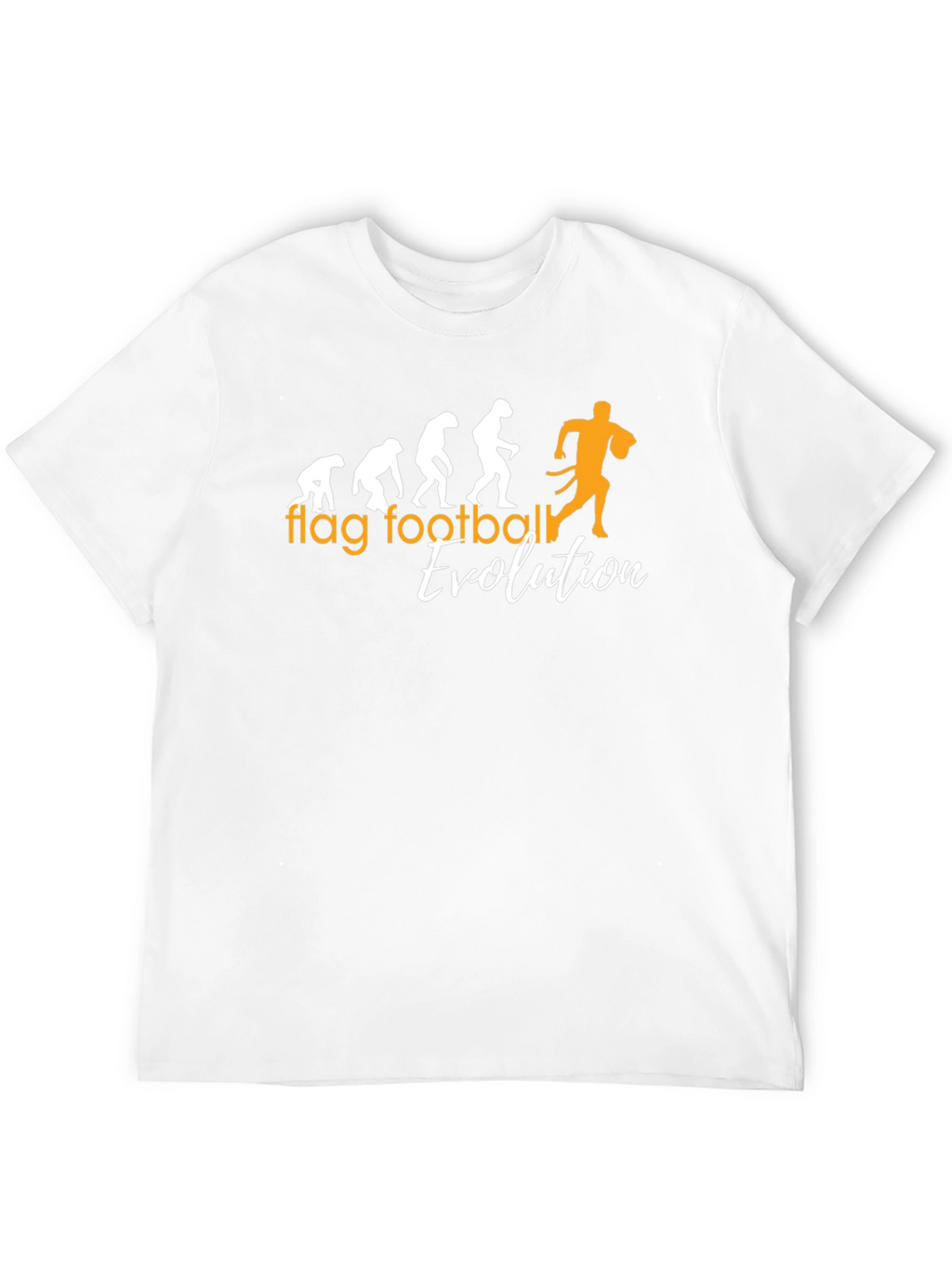 Flag Football Evolution Graphic T-Shirt