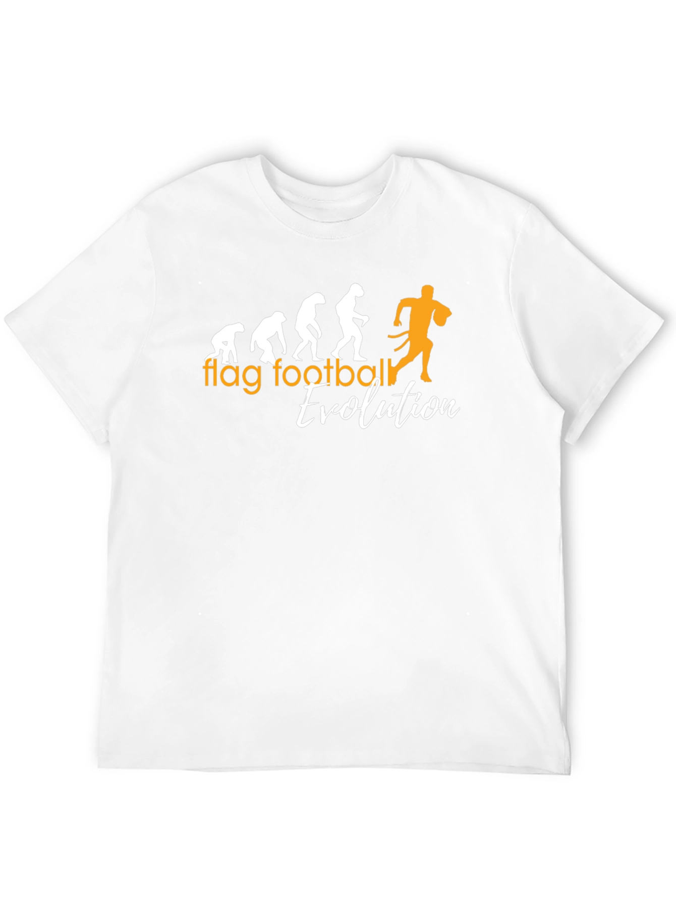 Flag Football Evolution Graphic T-Shirt