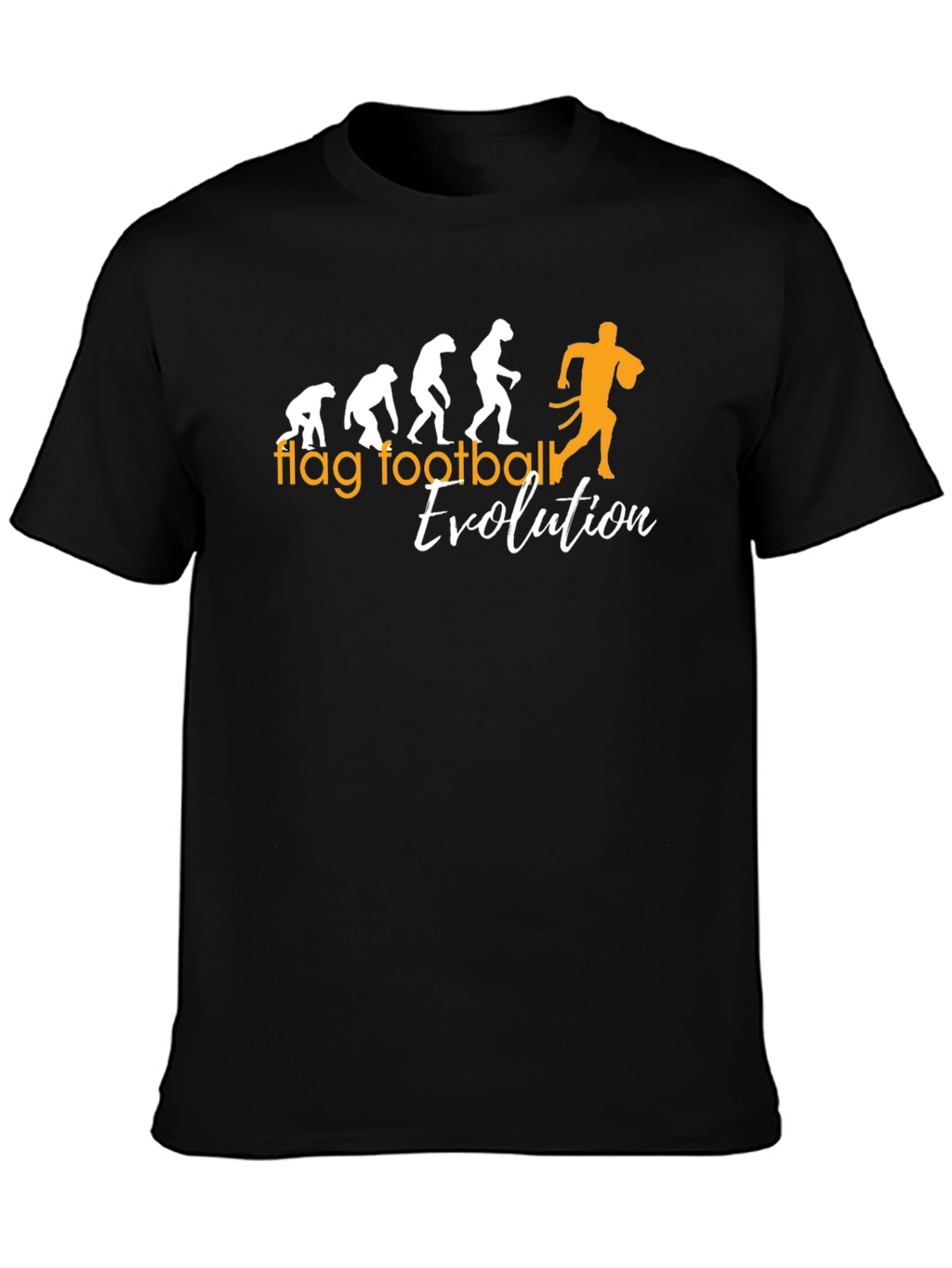 Flag Football Evolution Graphic T-Shirt
