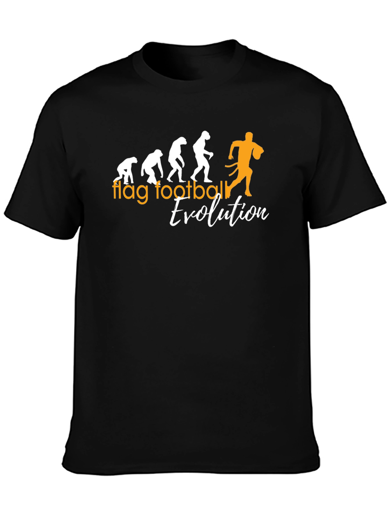Flag Football Evolution Graphic T-Shirt