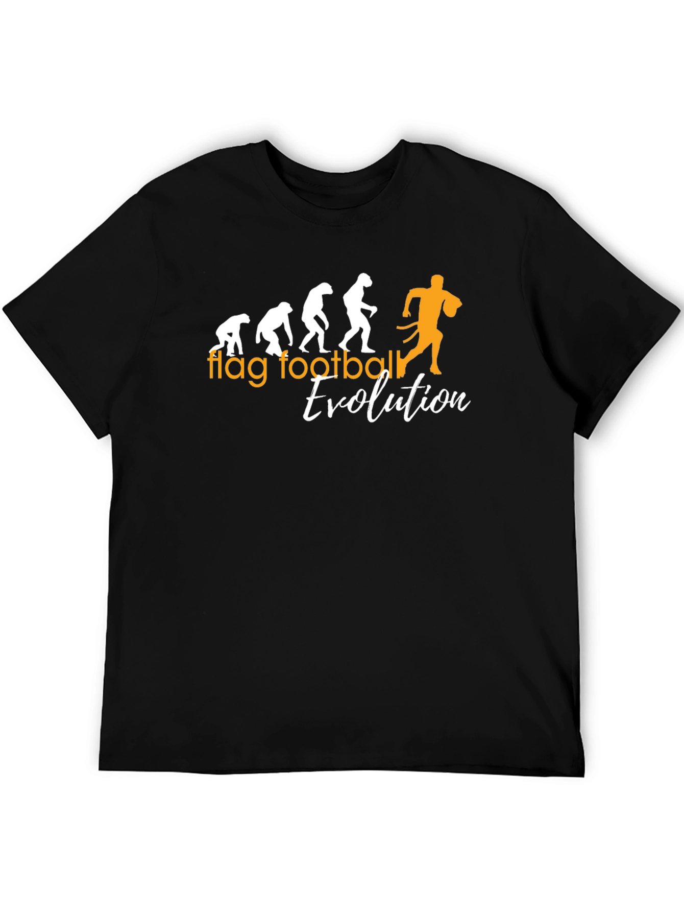 Flag Football Evolution Graphic T-Shirt