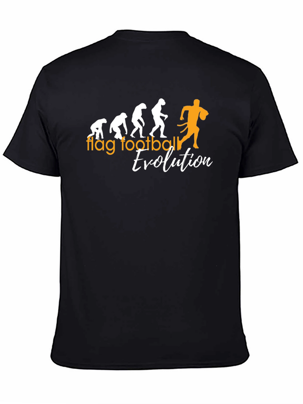 Flag Football Evolution Graphic T-Shirt