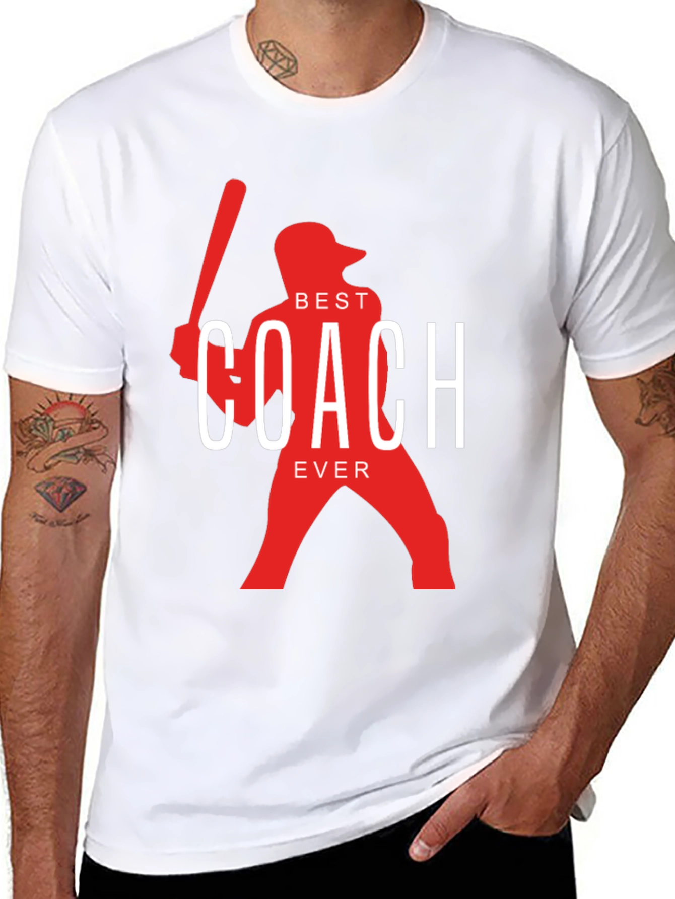 Best Coach Ever T-Shirt - Baseball Coach Appreciation Gift