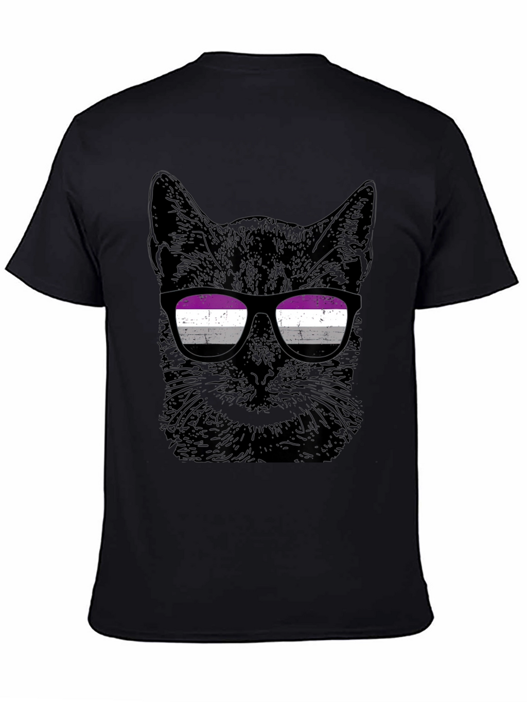 Asexual Pride Cat T-Shirt
