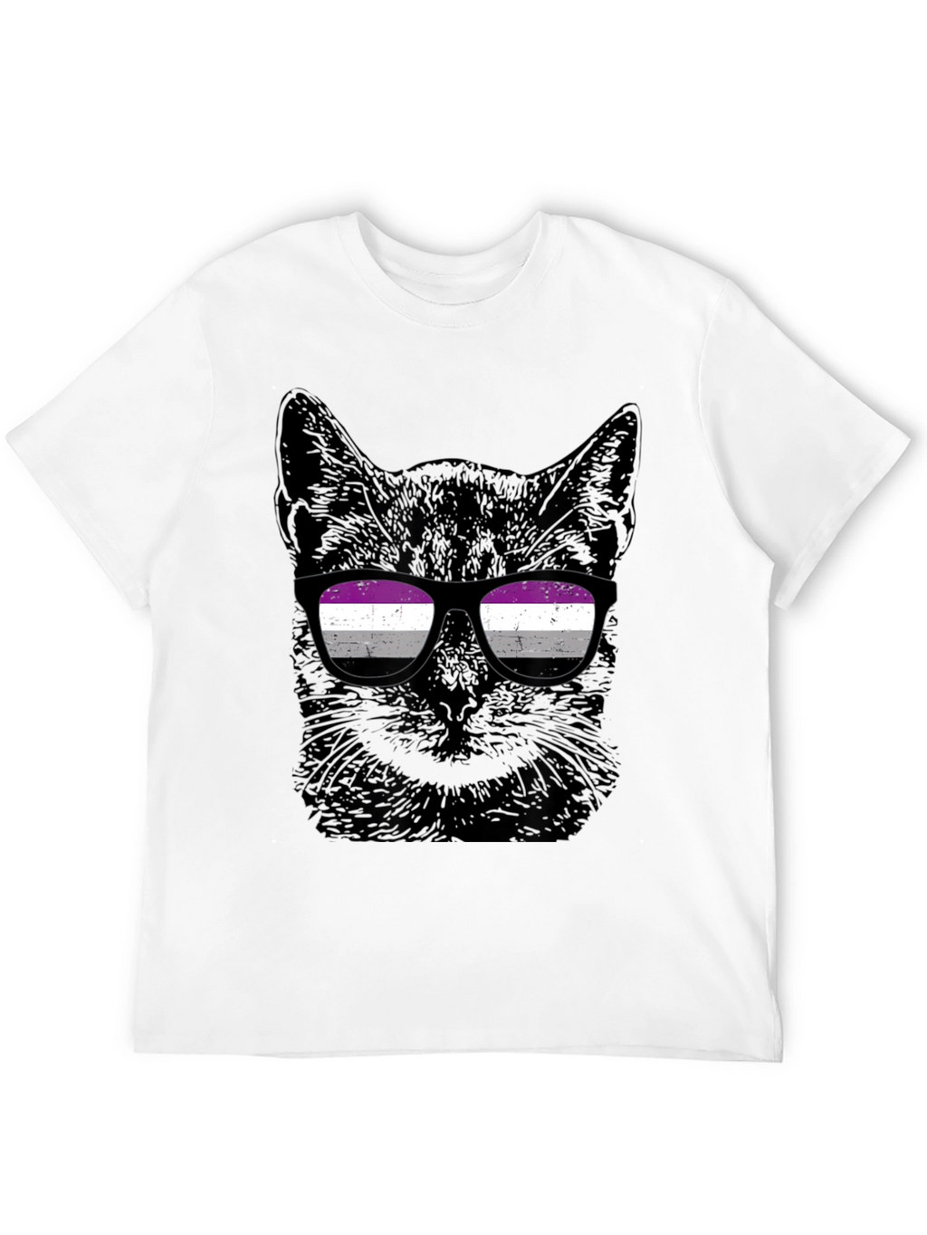 Asexual Pride Cat T-Shirt