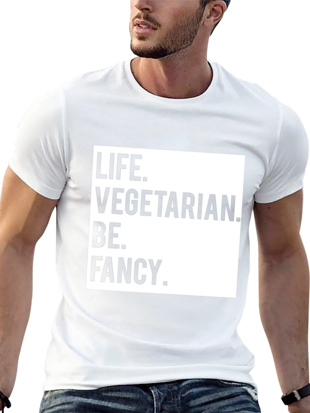 Life Vegetarian Be Fancy T-Shirt
