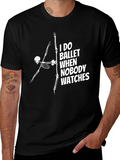 Skeleton Ballet T-Shirt - Dance When Nobody Watches