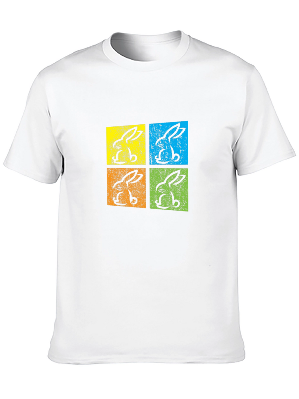 Retro Easter Bunny Pop Art T-Shirt
