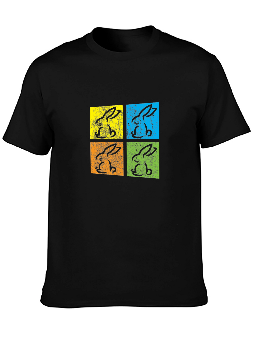 Retro Easter Bunny Pop Art T-Shirt