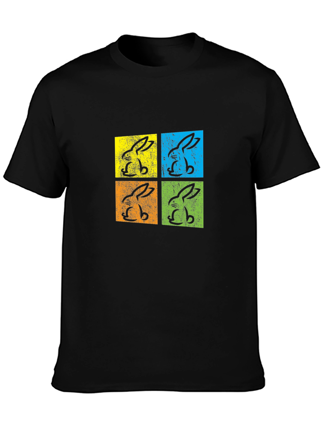 Retro Easter Bunny Pop Art T-Shirt