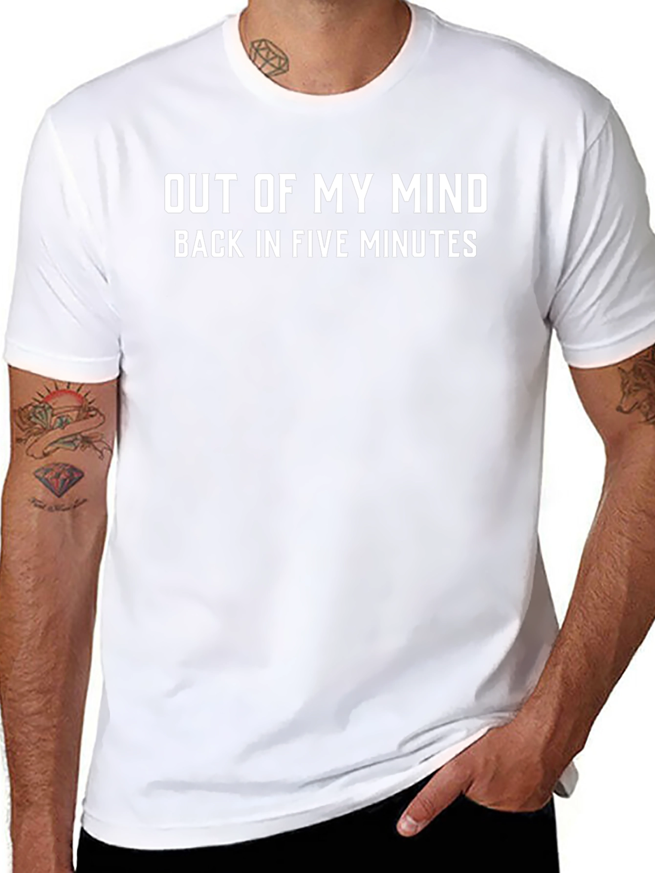 Out of My Mind Funny Graphic T-Shirt