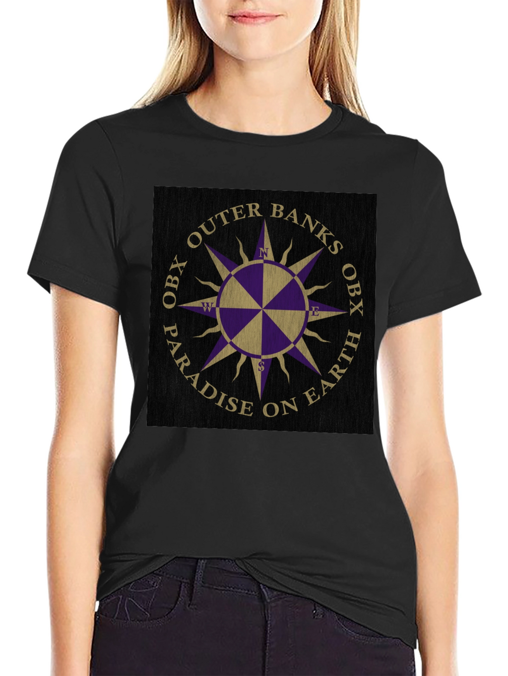 Outer Banks OBX Compass Graphic T-Shirt