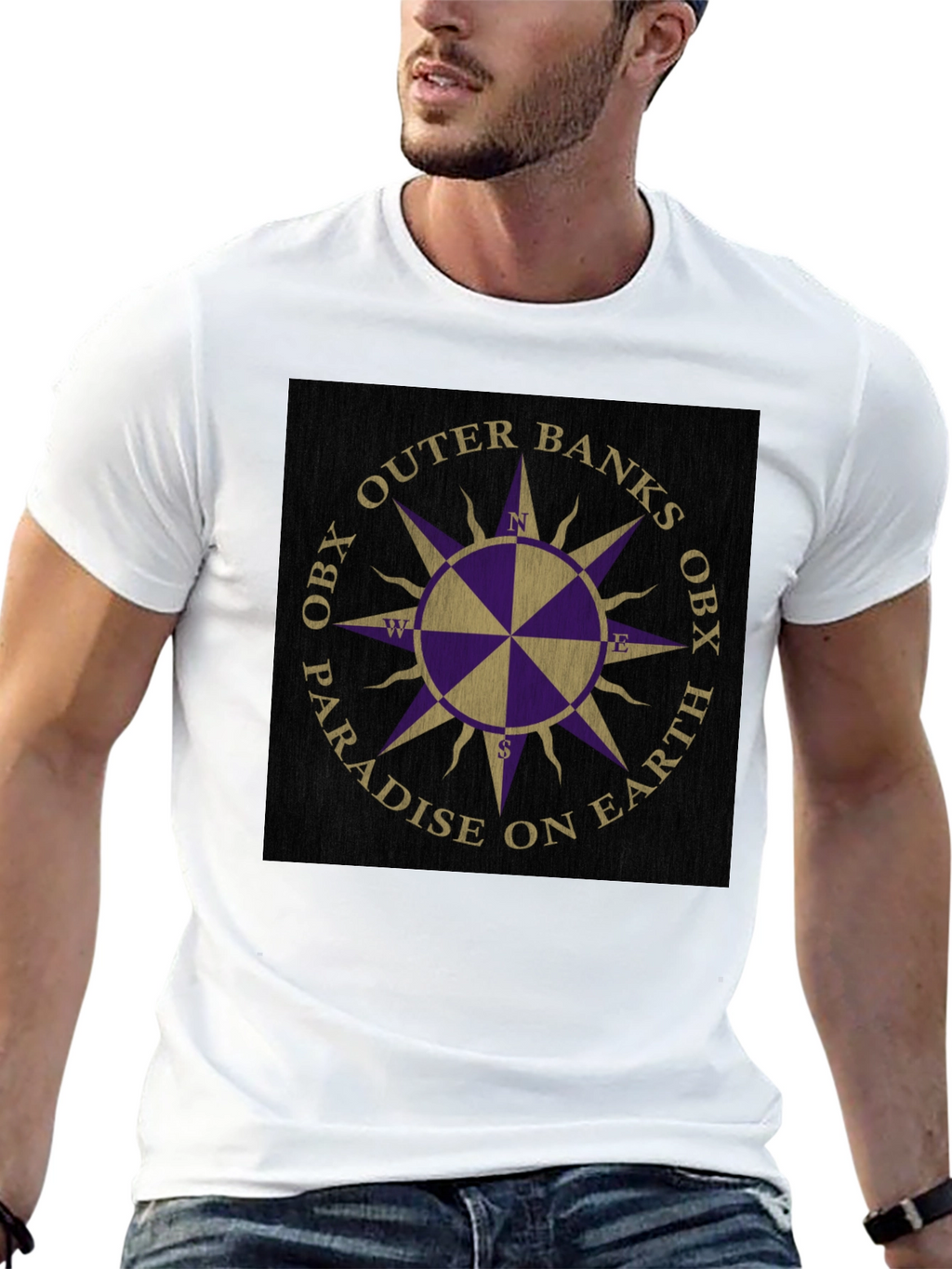 Outer Banks OBX Compass Graphic T-Shirt