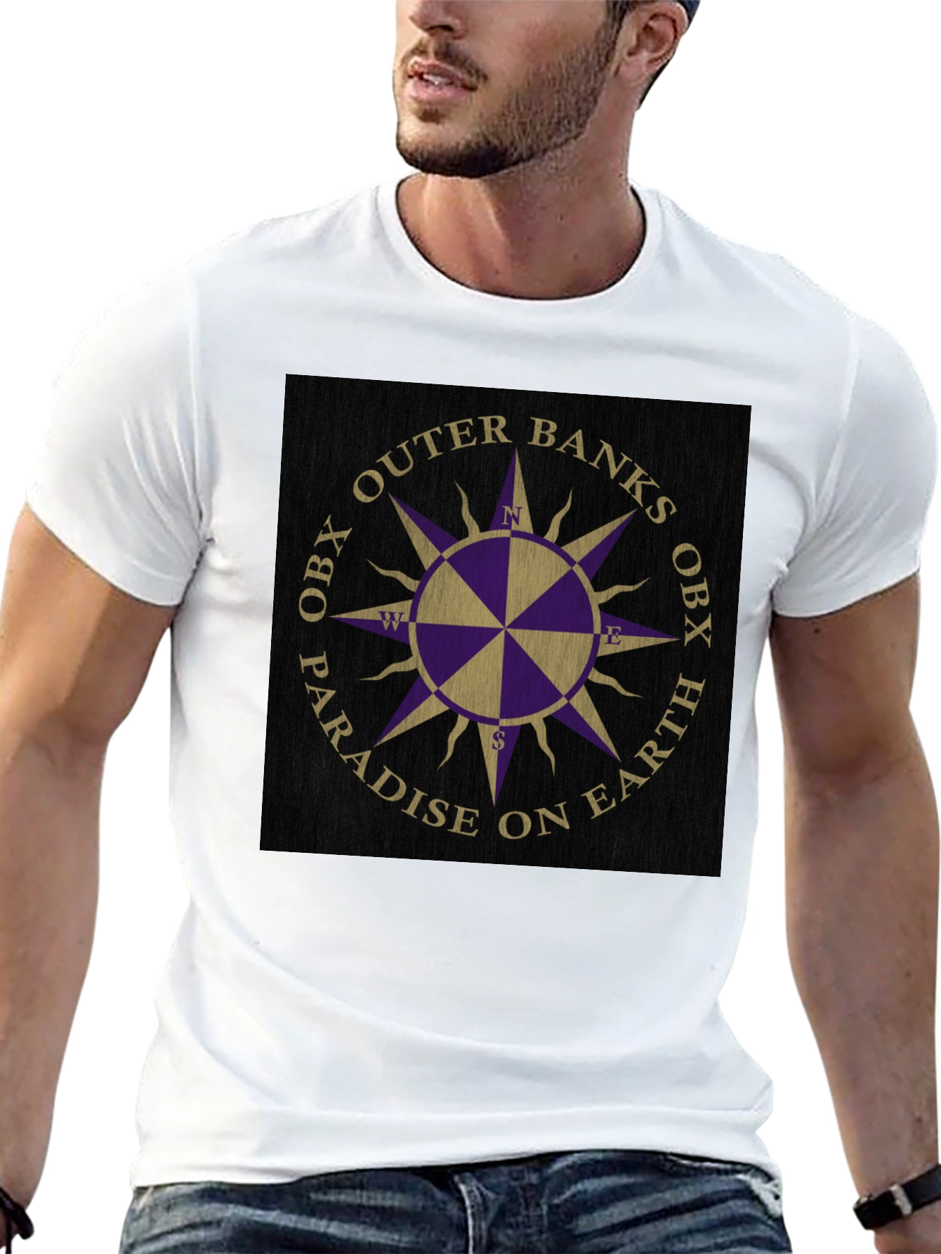 Outer Banks OBX Compass Graphic T-Shirt