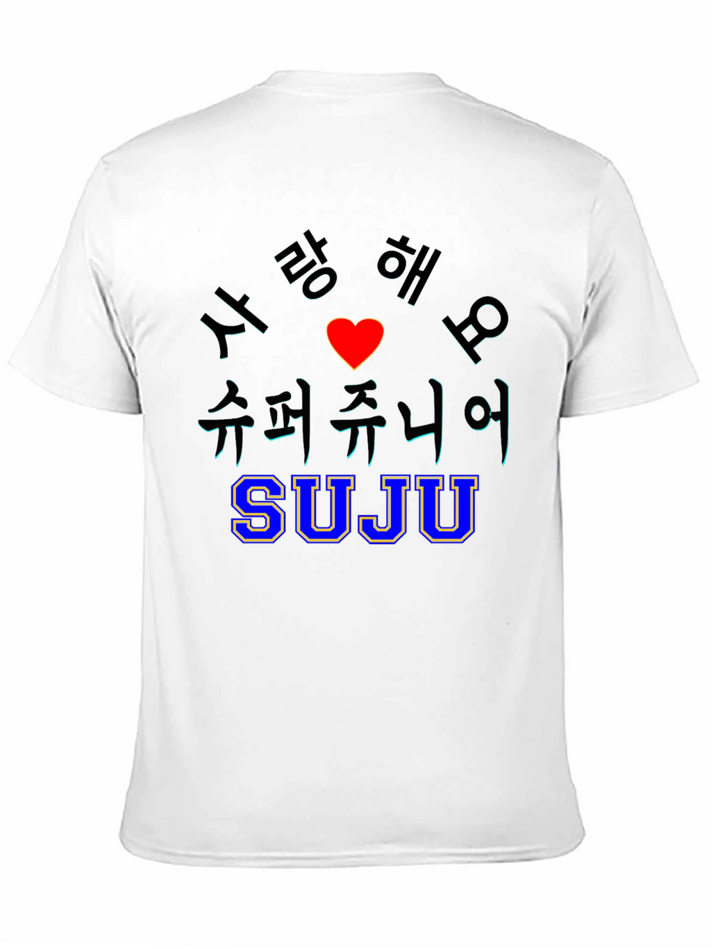SUJU Super Junior K-Pop Black T-Shirt