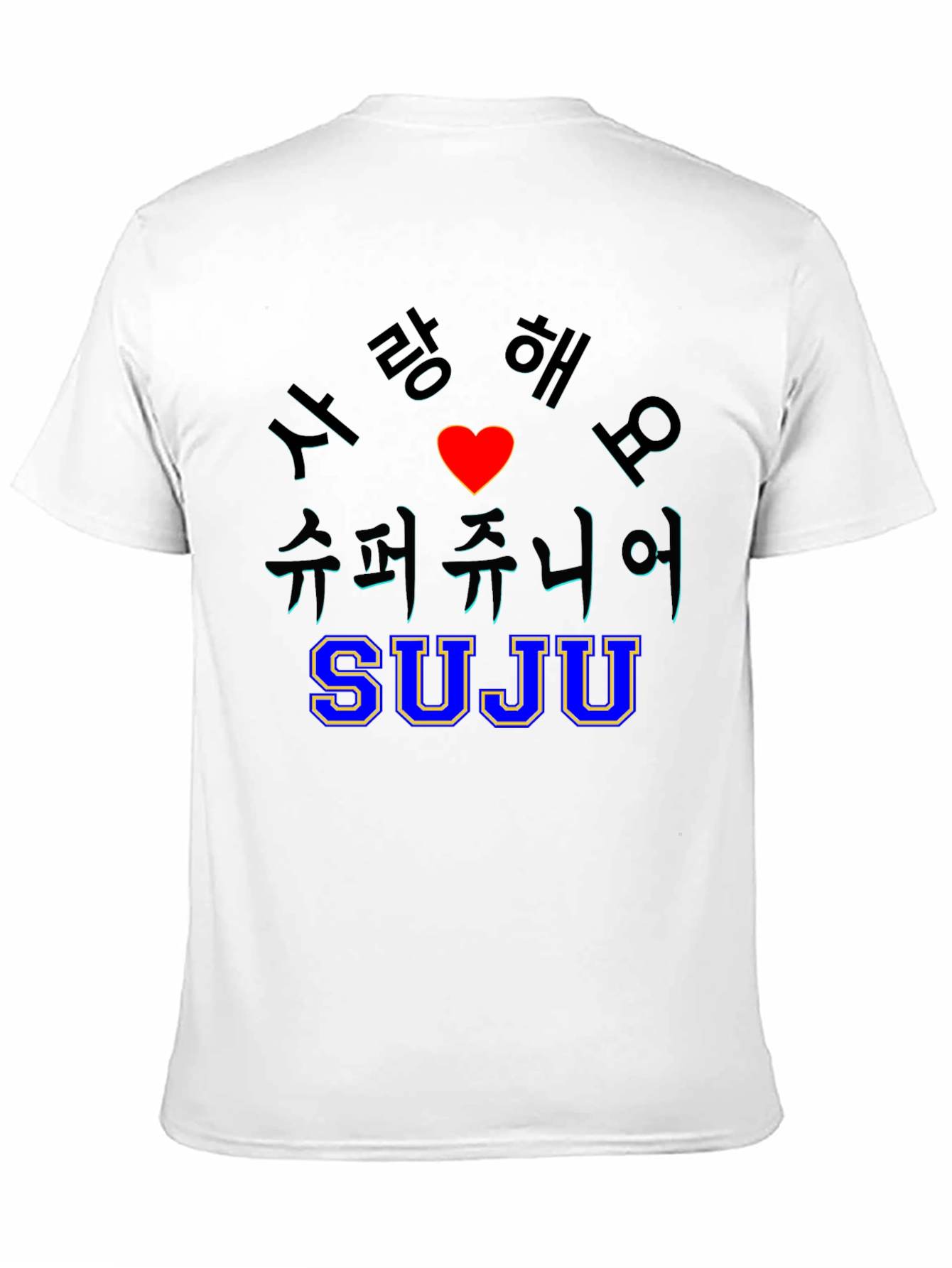 SUJU Super Junior K-Pop Black T-Shirt