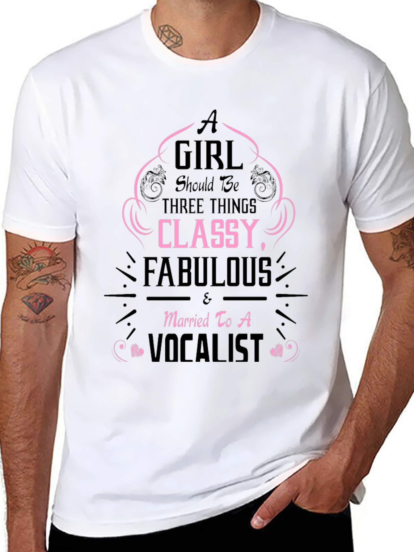 Classy Vocalist T-Shirt - Graphic Tee