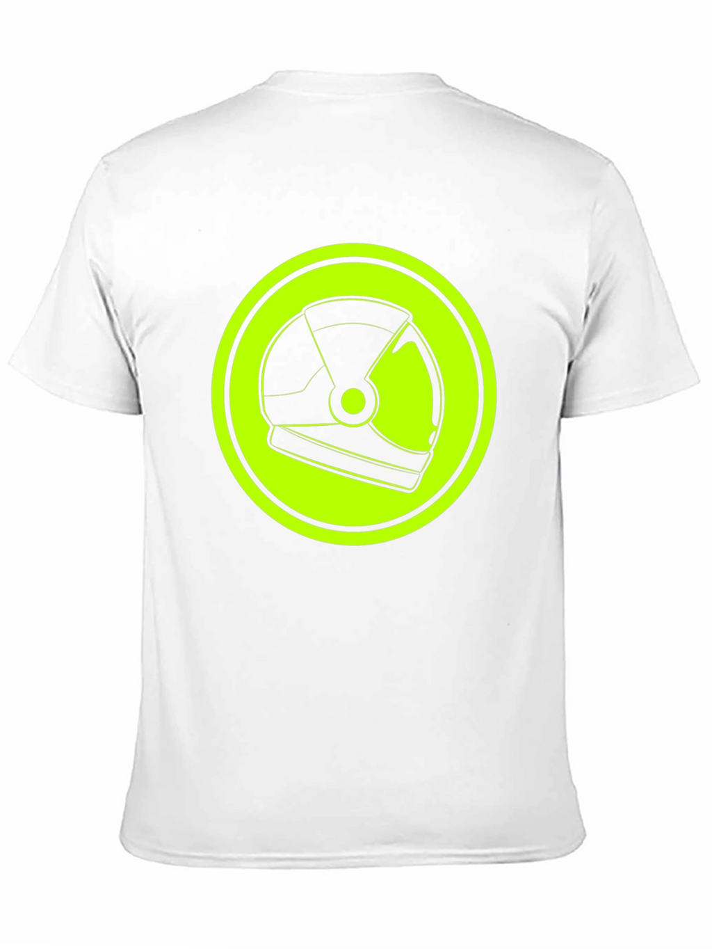 Astronaut Helmet Graphic Tee - Retro Space Style