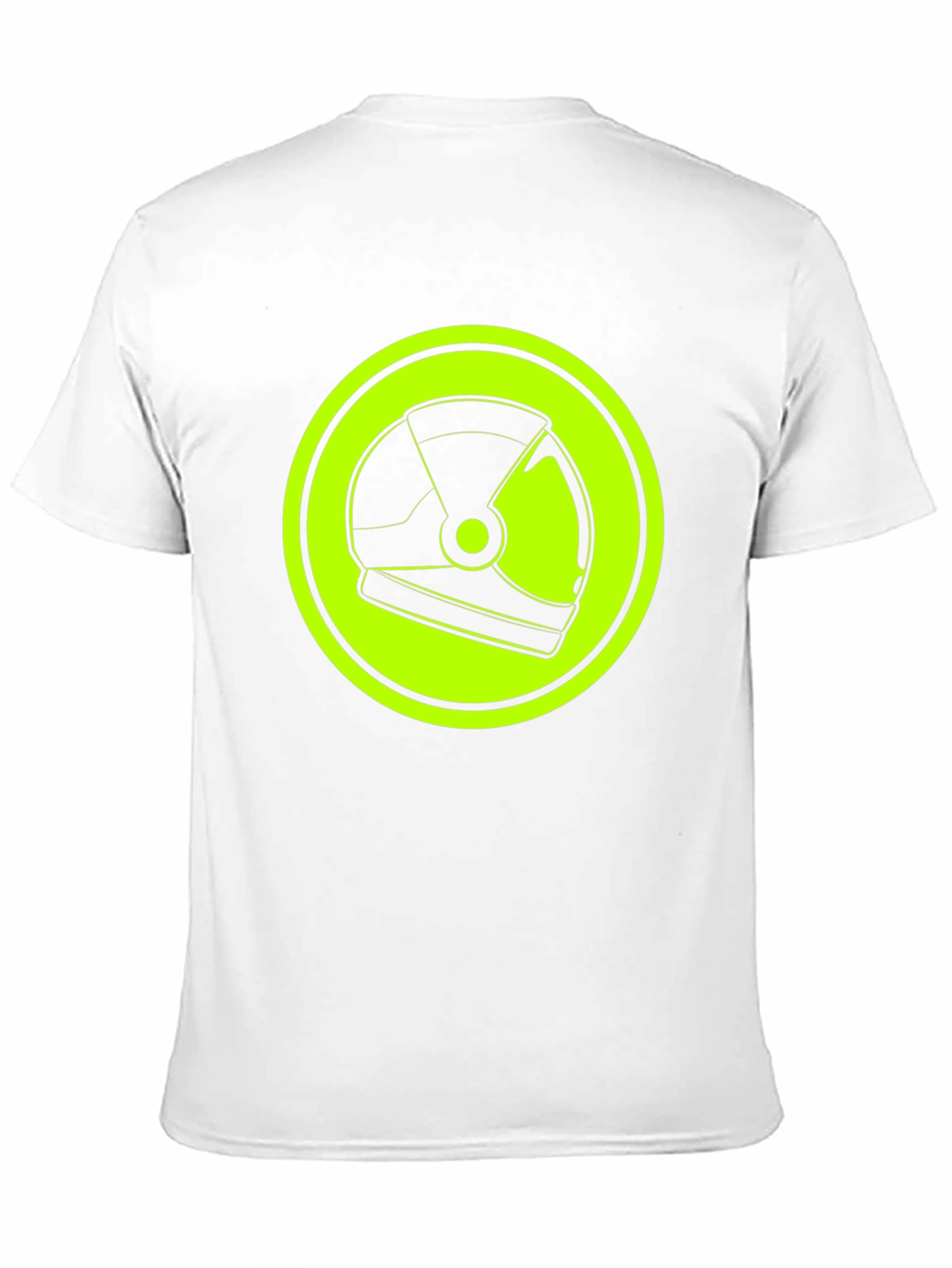 Astronaut Helmet Graphic Tee - Retro Space Style