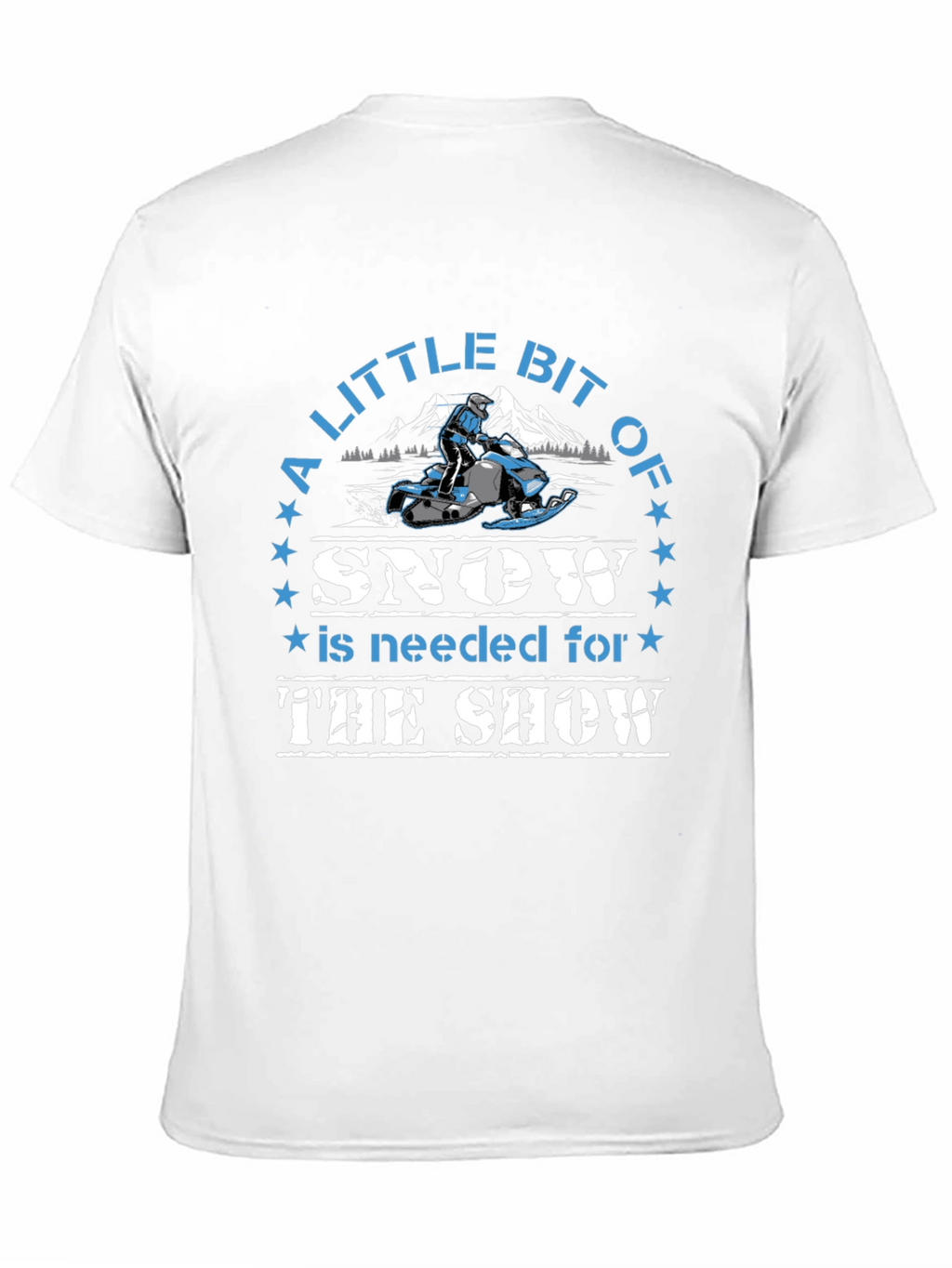 Snow Show T-Shirt - Snowmobile Design
