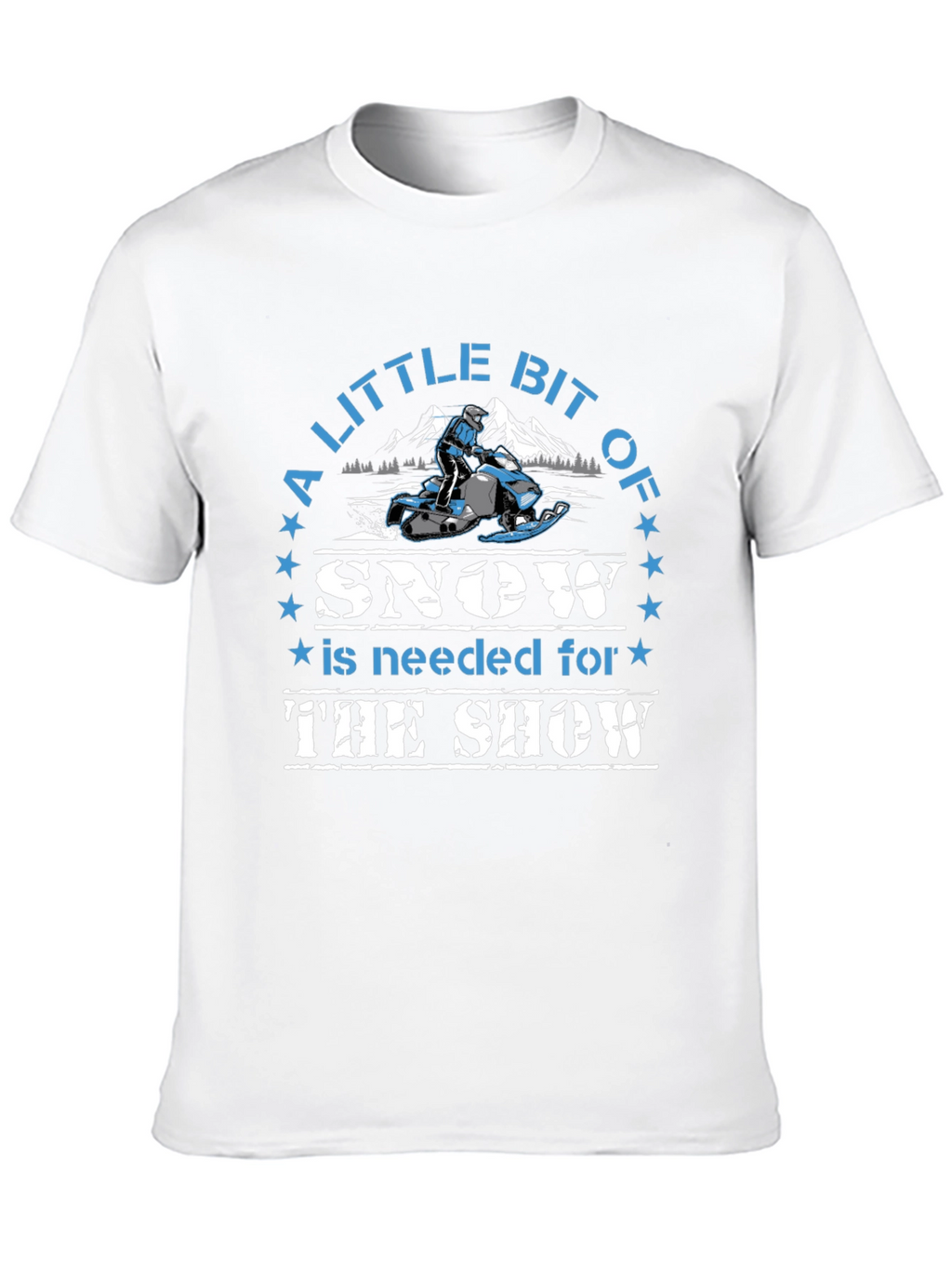 Snow Show T-Shirt - Snowmobile Design