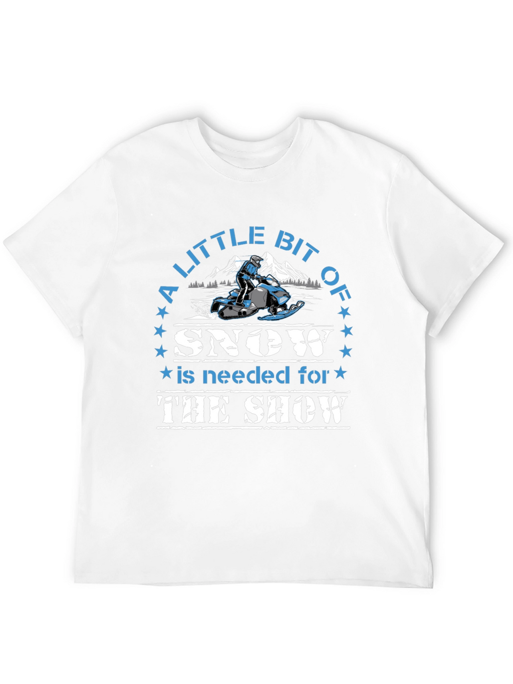 Snow Show T-Shirt - Snowmobile Design