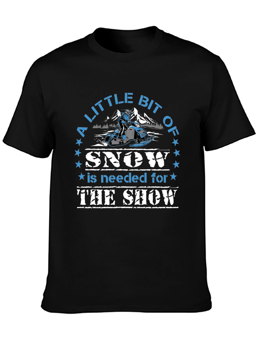 Snow Show T-Shirt - Snowmobile Design