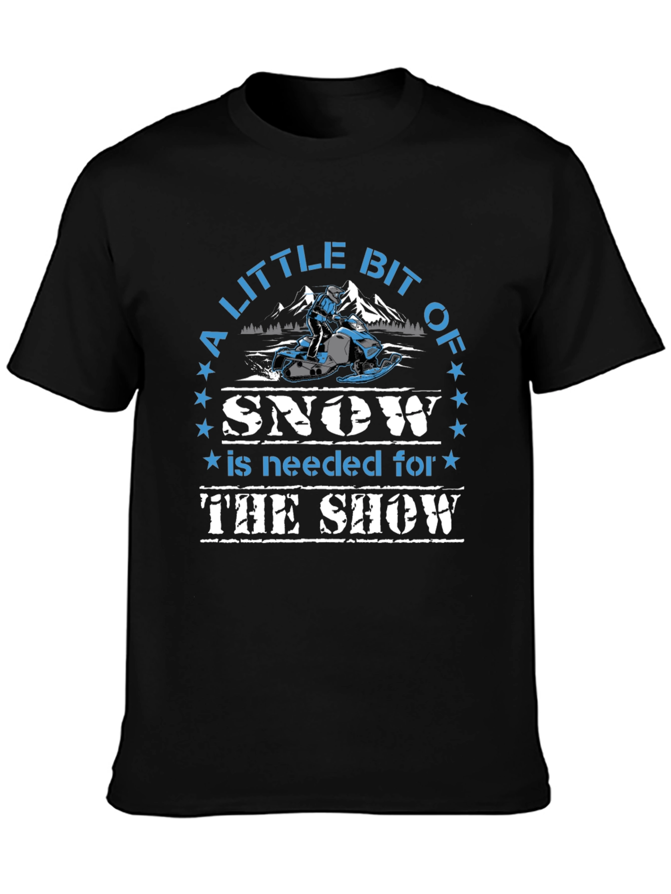 Snow Show T-Shirt - Snowmobile Design