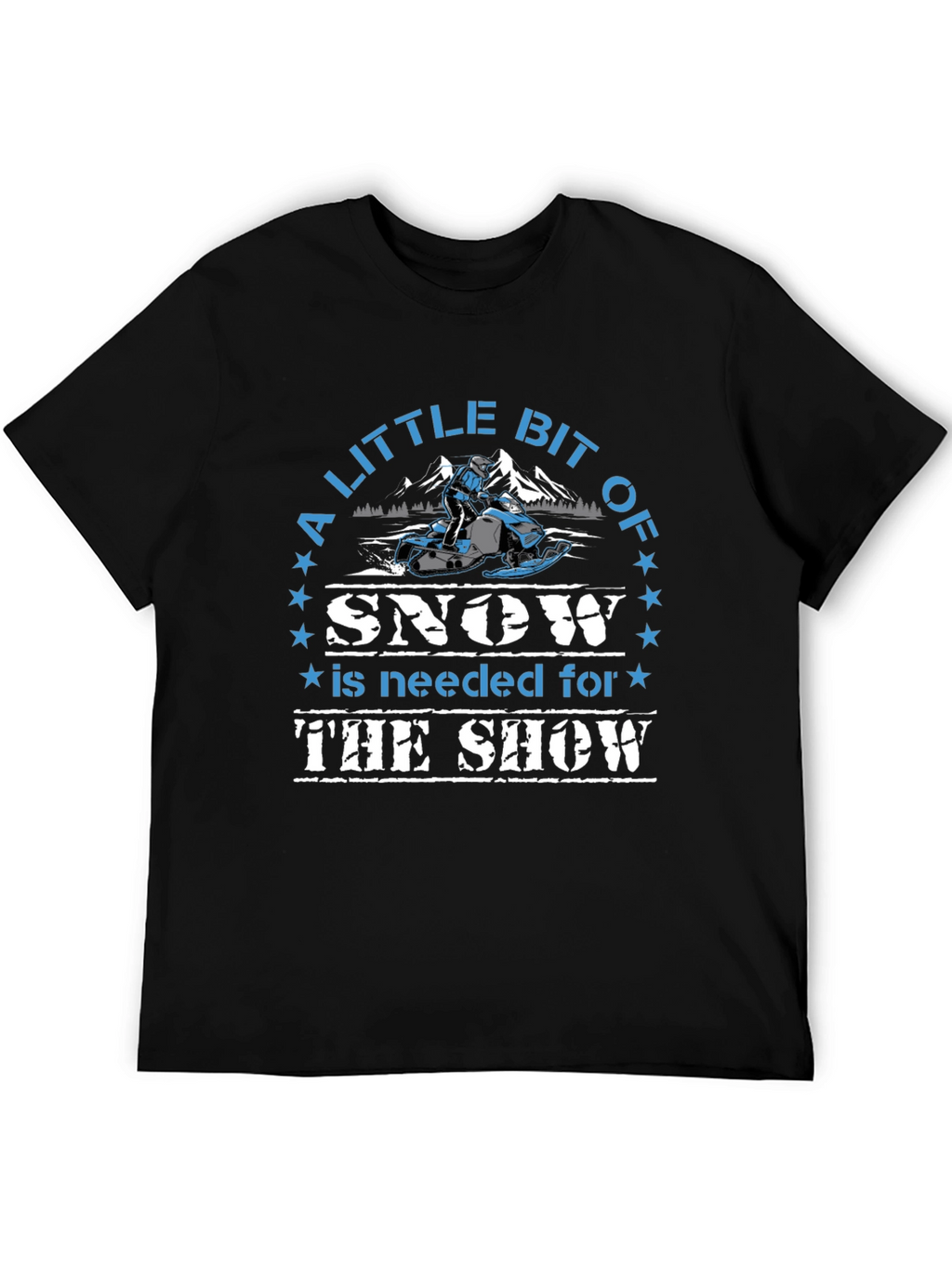 Snow Show T-Shirt - Snowmobile Design