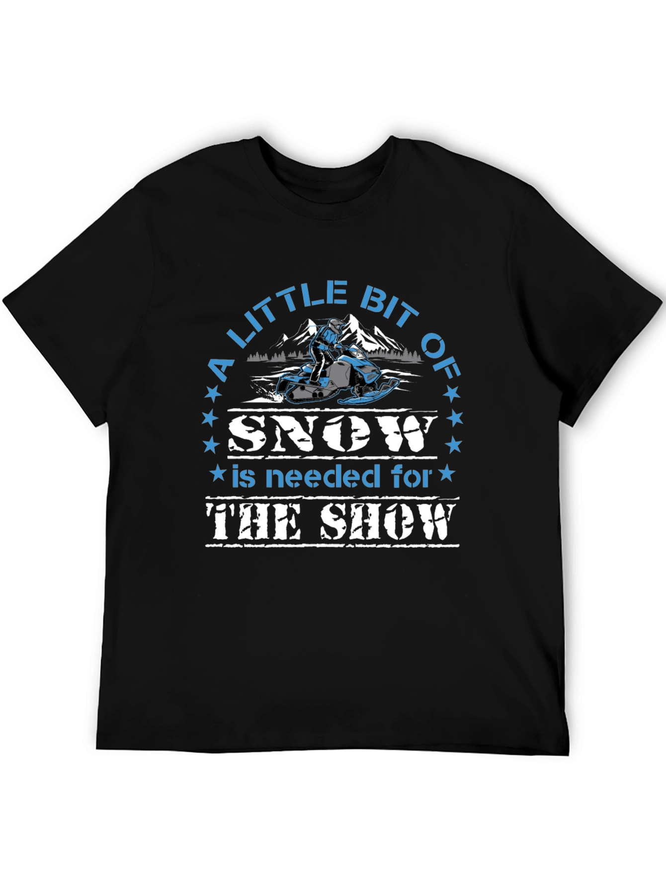 Snow Show T-Shirt - Snowmobile Design