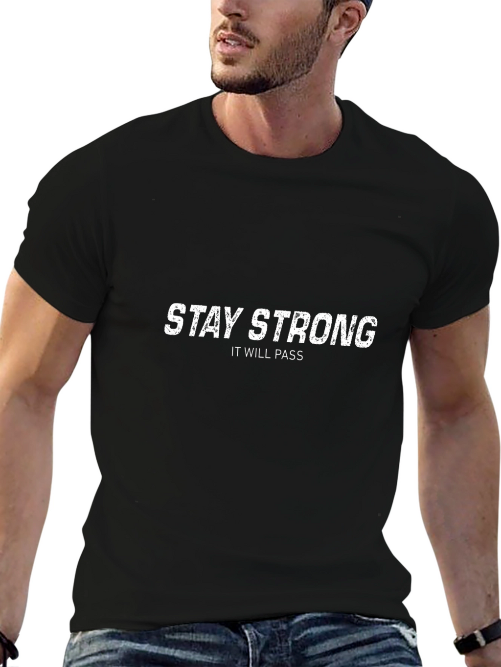 Stay Strong Graphic T-Shirt - Inspirational Tee